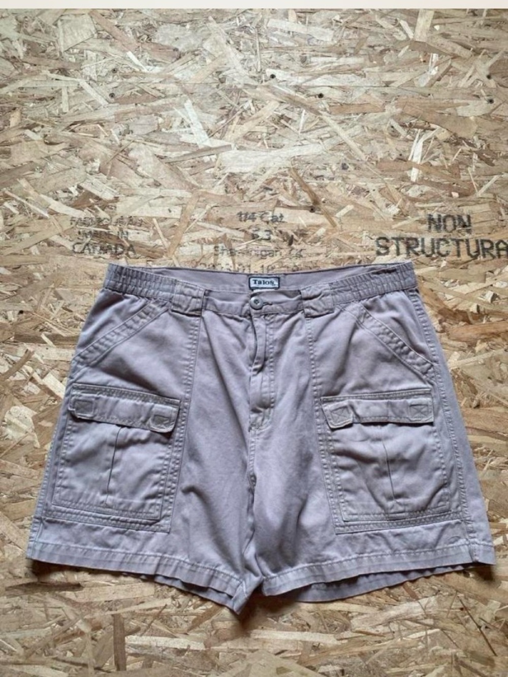 Men's Talos Cargo Shorts in Light Taupe